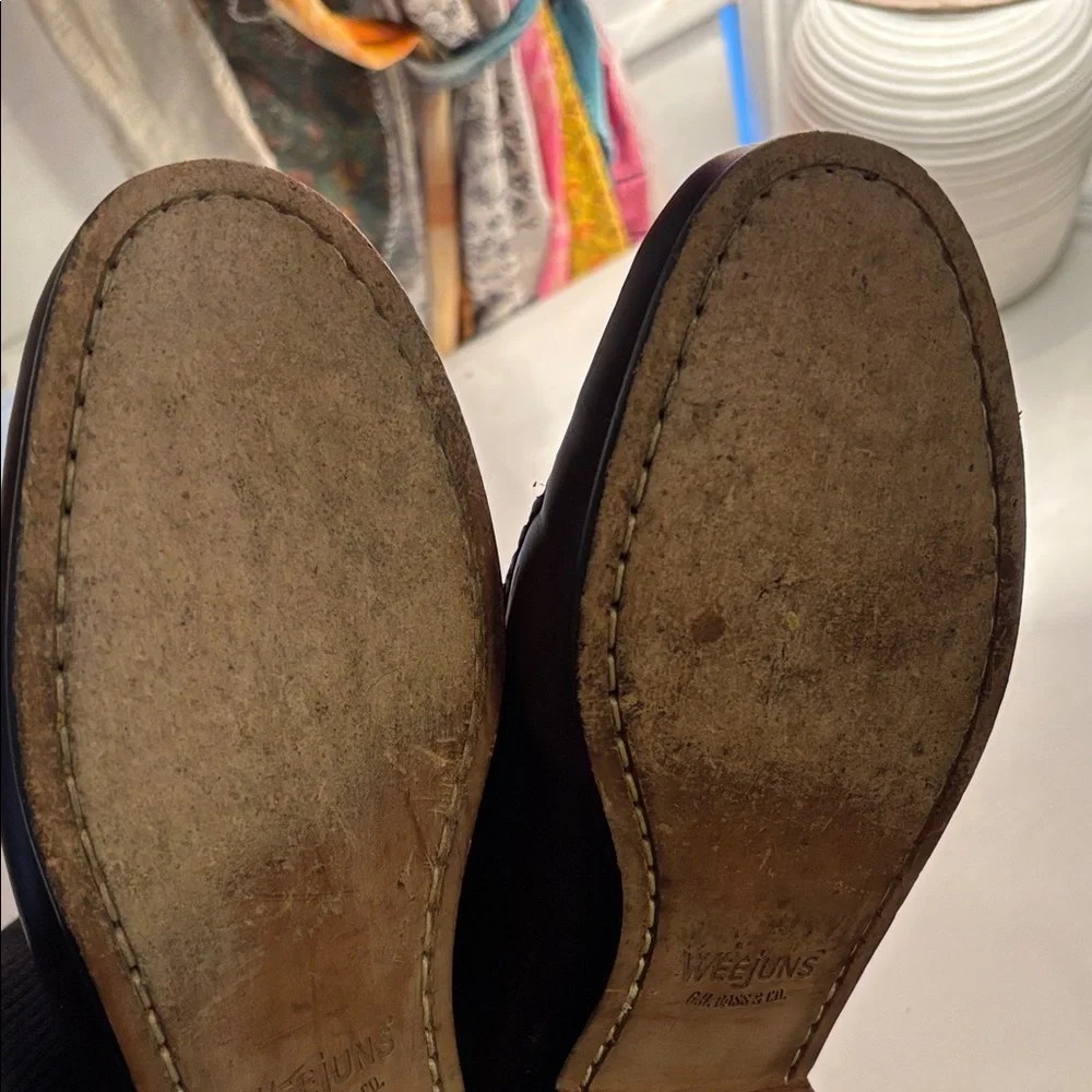 G.H. Bass & Co. Dark Brown Leather Loafers - Picture 5 of 5